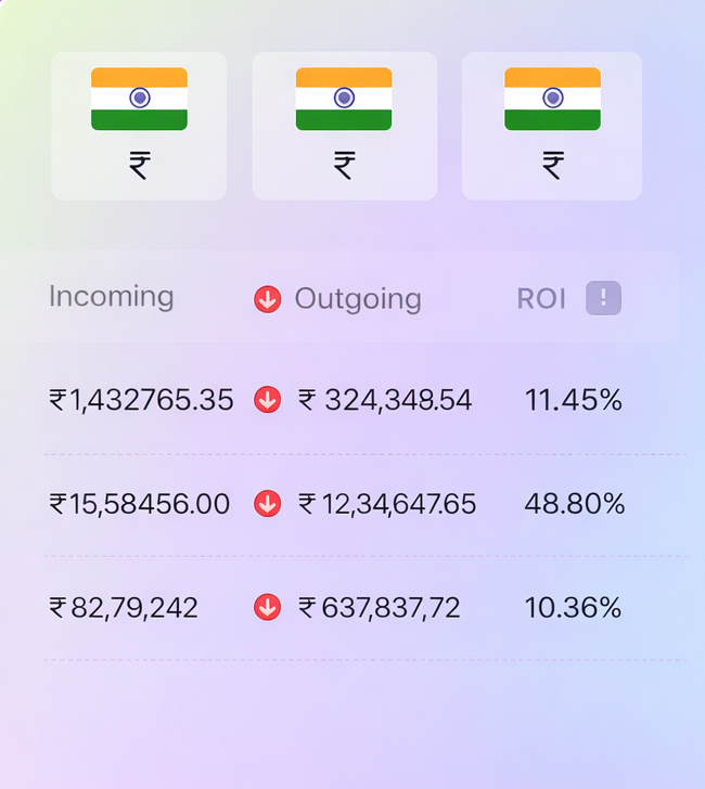 Wallet card interface